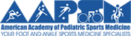 Logo Recognizing Tanglewood Foot Specialists's affiliation with American Academy of Podiatric Sports Medicine